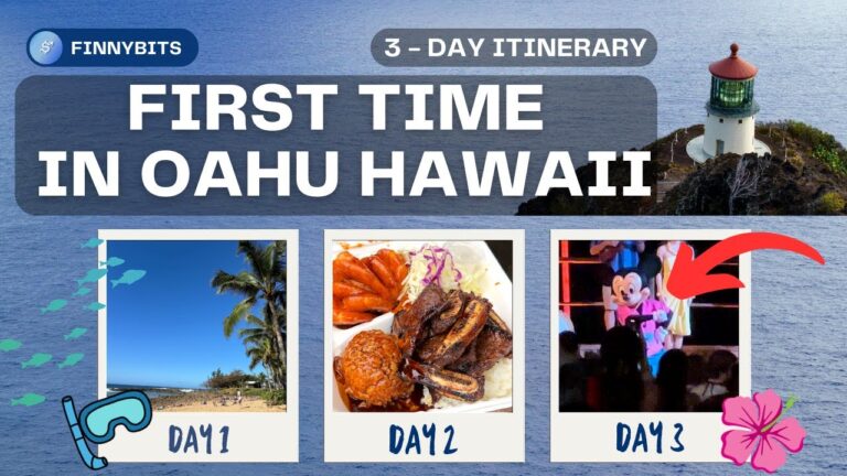 OAHU, HAWAII 3 DAY TRAVEL ITINERARY: MUST see, eat, do 2024 | Part 1 | FinnyBits