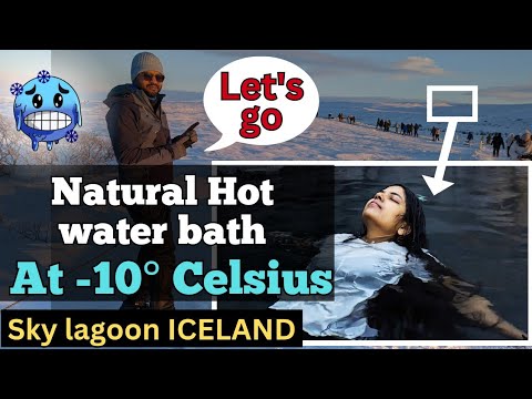 🥶ICELAND இயற்கை HOT Water Bath🛁 Sky lagoon experience 💆‍♀️#skylagoon #iceland #travel #tamil