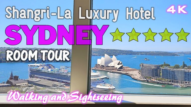 SHANGRI-LA SYDNEY LUXURY HOTEL ROOM TOUR | Brilliant Views of Sydney Harbour | GRAND PREMIER | 🇦🇺 4K